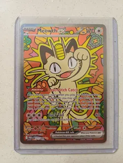 Meowth ex 121/088 Perfect Order SIR Pokemon TCG English (NM/M) - Image 1