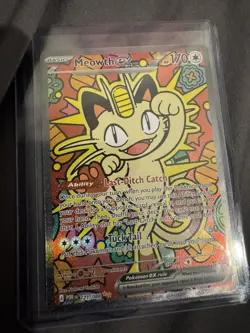 Meowth ex 121/088 ENGLISH Special Illustration Rare - Perfect Order SIR Pokemon - Image 1