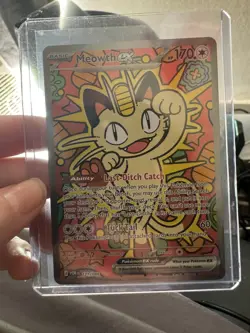 Meowth ex 121/088 ENGLISH Special Illustration Rare - Perfect Order SIR Pokemon - Image 3