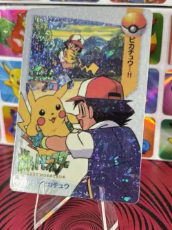 Pokemon Sticker Rare Vintage Vending Machine Holo prism Nintendo 1998 Bandai - Image 5