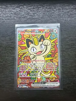 Meowth ex 121/088 (POTENTIAL GRADABLE) Perfect Order SIR Pokemon Fast shipping - Image 3