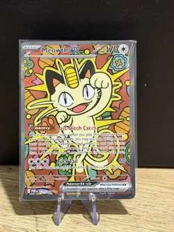 Meowth ex 121/088 SIR - Perfect Order SIR Pokemon English NM - Image 1