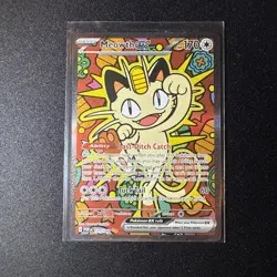 Meowth ex 121/088 ENGLISH Special Illustration Rare - Perfect Order SIR Pokemon - Image 1