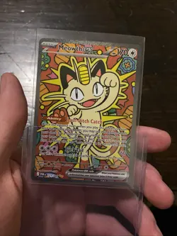 Meowth ex 121/088 Perfect Order ENGLISH Special Illustration Rare SIR Pokemon - Image 3