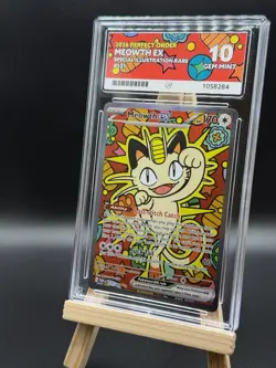 Pokemon TCG: Meowth ex 121/088 - ME Perfect Order SIR- Ace 10 - Image 3