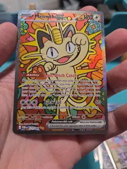 Pokemon TCG Meowth Ex Perfect Order SIR 121/088 - Image 3