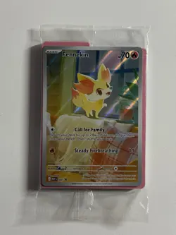 Fennekin Full Art Promo Chaos Rising ETB Promo 080 - SEALED & MINT FRONT Pokemon - Image 1