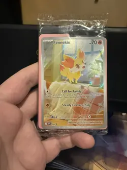 Pokemon Fennekin 080 - Black Star PROMO Sealed Chaos Rising ETB - Image 1