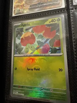 Applin 009/131 Masterball Prismatic Evolutions Pokemon Card - Image 1