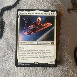Captain Marvel, Shooting Star #589 NM Commander: Marvel Super Heroes Magic MTG - Image 1