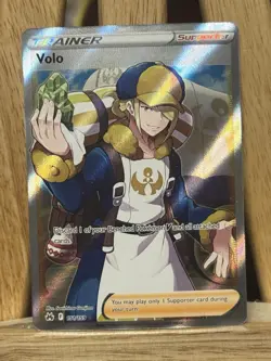 Volo 151/159 Pokemon TCG Crown Zenith Trainer Full Art Ultra Rare NEAR MINT NM - Image 1