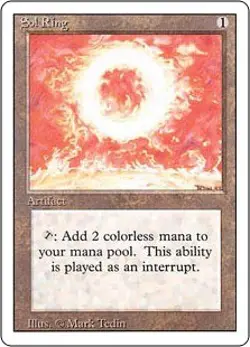 Magic MTG - Sol Ring - Revised - 3eme Edition - EXC - EN - Image 1