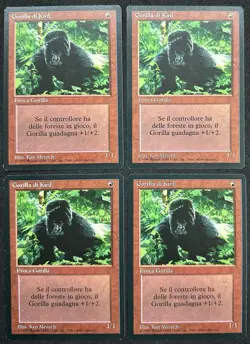 MAGIC~GORILLA DI KIRD~4X~FBB~FOREIGN BLACK BORDERED~1 EDIZIONE~ITA~LP - Image 1