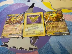 Pokemon TCG Zapdos Cosmos Holo Fossil 15/62 MP & EX 145/165 & #049 promo NM - Image 2