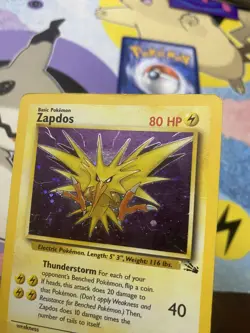 Pokemon TCG Zapdos Cosmos Holo Fossil 15/62 MP & EX 145/165 & #049 promo NM - Image 4