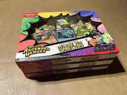 3 Ascended Heroes First Partners Deluxe Pin Collection Pokemon TCG Sealed Lot - Image 1