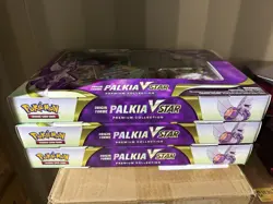 Pokemon TCG Origin Forme Palkia and Dialga VSTAR Premium Collection Box X 3 - Image 2