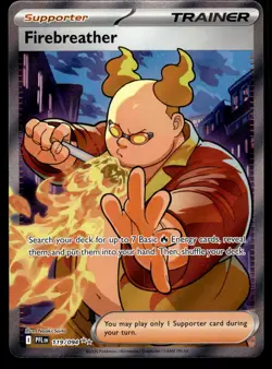 FIREBREATHER - 119/094 Ultra Rare Phantasmal Flames Pokemon NM - Image 1