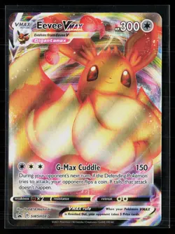 Eevee VMAX SWSH087 Holo Sword & Shield Black Star Promo Pokemon NM - Image 1