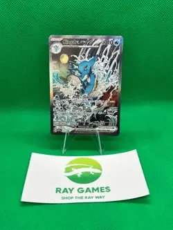 Pokemon TCG Kingdra ex 131 Scarlet & Violet Black Star Promo Full Art NM - Image 1