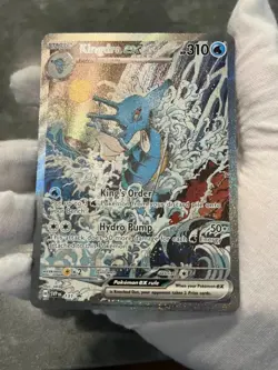 Pokemon TCG Kingdra ex 131 Scarlet & Violet Black Star Promo Full Art NM - Image 3
