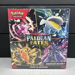BRAND NEW Pokemon Scarlet & Violet Paldean Fates Booster Bundle FACTORY SEALED - Image 1