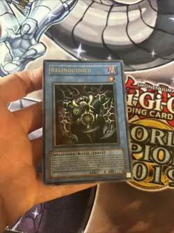 Yu-Gi-Oh! TCG Relinquished Pegasus SDP-001 Unlimited Ultra Rare LP (WNU) - Image 3
