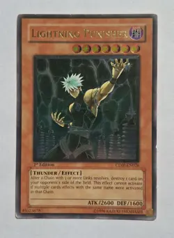 YuGiOh - Lightning Punisher - CDIP-EN026 1st Edition - Ultimate Rare Holo - MP - Image 1