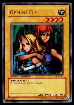 Gemini Elf - IOC-SE1 LP Ultra Rare Invasion of Chaos Yu-Gi-Oh - Image 1