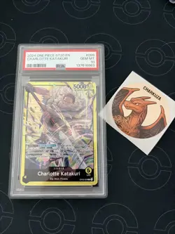 Bandai One Piece Charlotte Katakuri Leader OP03-099 Starter Deck Holo - Image 1