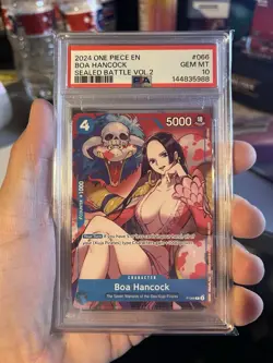 2024 One Piece EN Sealed Battle Vol.2 #066 Boa Hancock PSA 10 GEM MINT - Image 1