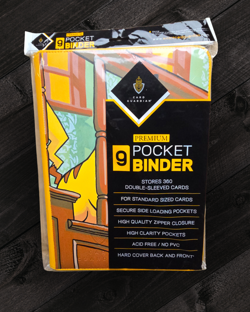Customised Hand Painted Card Guardian Binder (30th Anniversary Pikachu) 9 Pocket - Image 2