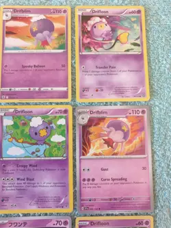 DRIFLOON & DRIFBLIM BUNDLE OF POKEMON CARDS - Image 3