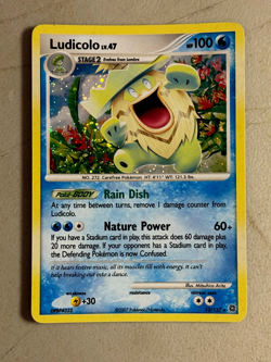 Pokemon Card - LUDICOLO - 13/132 - Holo Rare - Secret Wonders SWIRL NM Card - Image 1