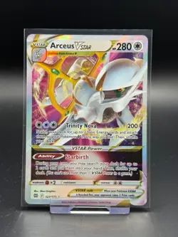 Arceus Vstar 123/172 Brilliant Stars Near Mint Pokemon Card TCG - Image 1