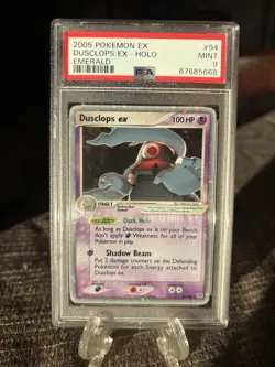 Pokemon EX Emerald Dusclops Holo Card #94/106 2005 PSA 9 Mint - Image 1