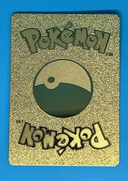 Pokemon CHARIZARD Gold Foil Fan Art Card - Image 2