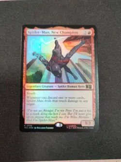 Spider-Man, New Champion (Foil) Rare MTG Marvel Super Heroes Commander - Image 1