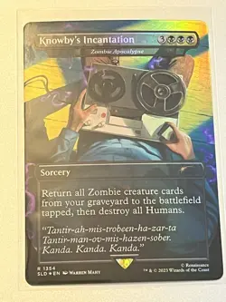 Knowby's Incantation - Zombie Apocalypse Secret Lair Drop Foil Evil Dead - Image 1