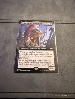 Lord Skitter, Sewer King (Extended Art) Wilds of Eldraine Regular NM - Image 1