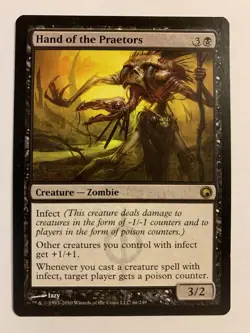 1X SP/MP MTG Magic The Gathering Hand of the Praetors Scars of Mirrodin Rare - Image 1