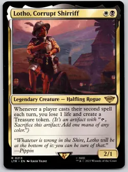 Lotho, Corrupt Shirriff 213 Universes Beyond: LOTR of MTG LP - Image 1
