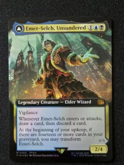 MTG - FINAL FANTASY - Emet-Selch Unsundered NM FOIL Extended Art Mythic #483 - Image 1