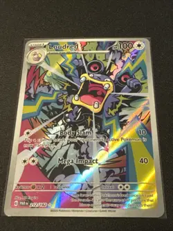 Pokemon Loudred - 212/182, SV04: Paradox Rift, Illustration Rare, NM Condition - Image 1