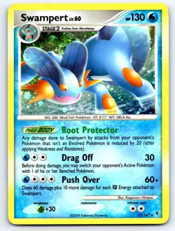Swampert 12/147 Holo Rare Supreme Victors Pokemon Holo Moderately Played - Image 1