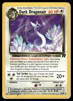 DARK DRAGONAIR - 33/82 Uncommon Team Rocket Pokemon Unlimited HP - Image 1