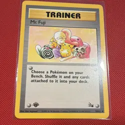 WotC Mr. Fuji 58/62 Fossil 1st edition Uncommon English 1999 Pokemon TCG - Image 1