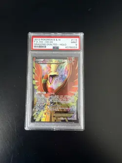Pokemon Ho-Oh EX Dragons Exalted Full Art #119 PSA 9 Mint - Image 2