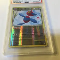 2010 Pokemon HG & SS Triumphant 7/102 Porygon Z Rev. Foil PSA 8 Nm-MINT - Image 3