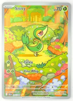 Snivy Illustration Rare 87/86 Black Bolt Pokemon TCG - Image 1